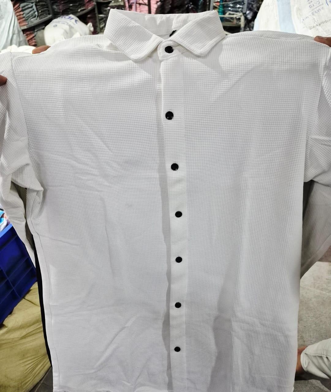 Business Waffle Designer Fashion Men’s Shirt | Stylish Formal & Casual Wear