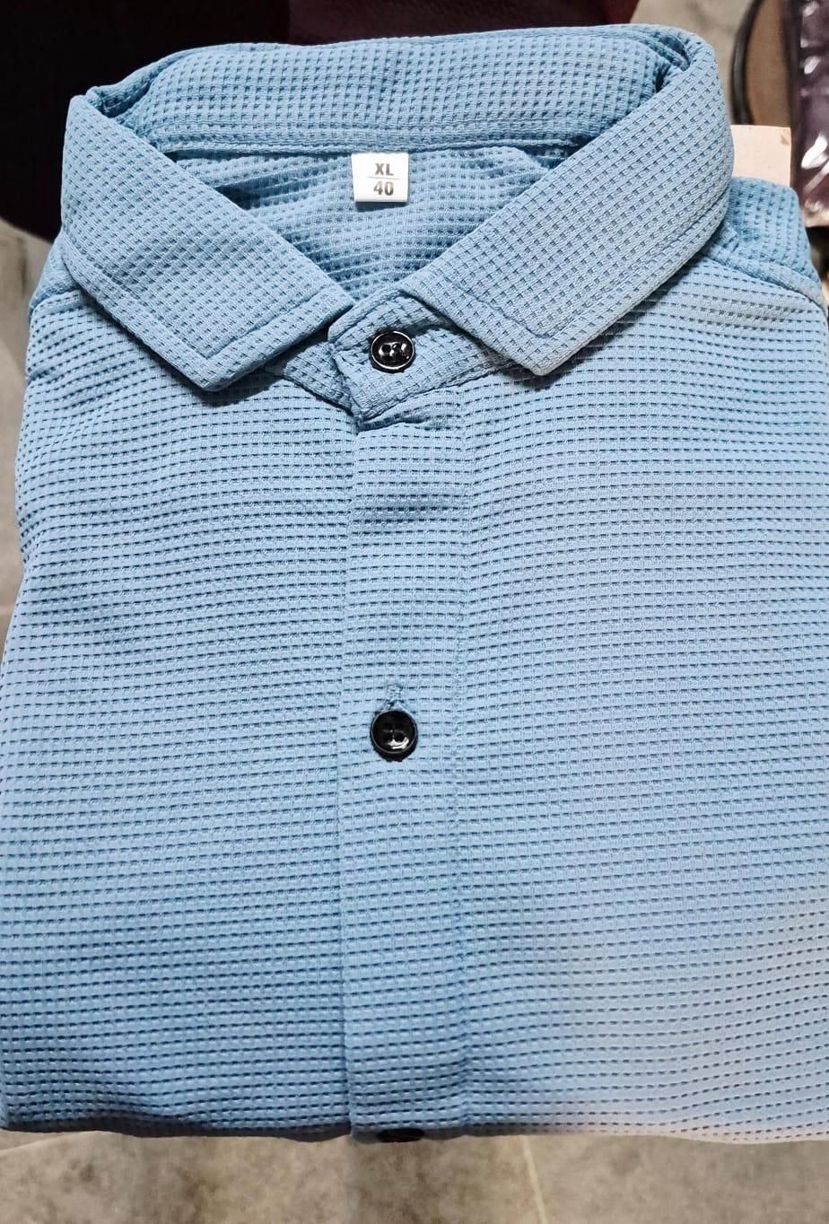 Business Waffle Designer Fashion Men’s Shirt | Stylish Formal & Casual Wear