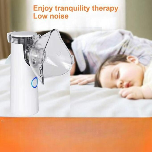 Portable Mesh Nebulizer for Kids & Adults | Silent, Rechargeable, Travel-Friendly