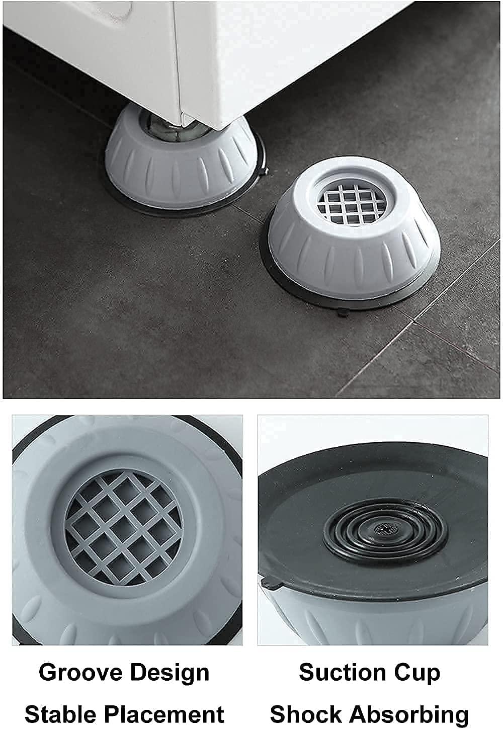 Anti skid appliance vibration pads