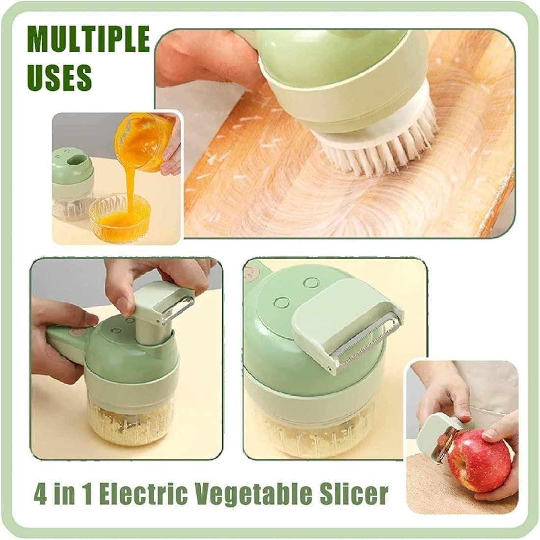 portable electric vegetable chopper and cutter